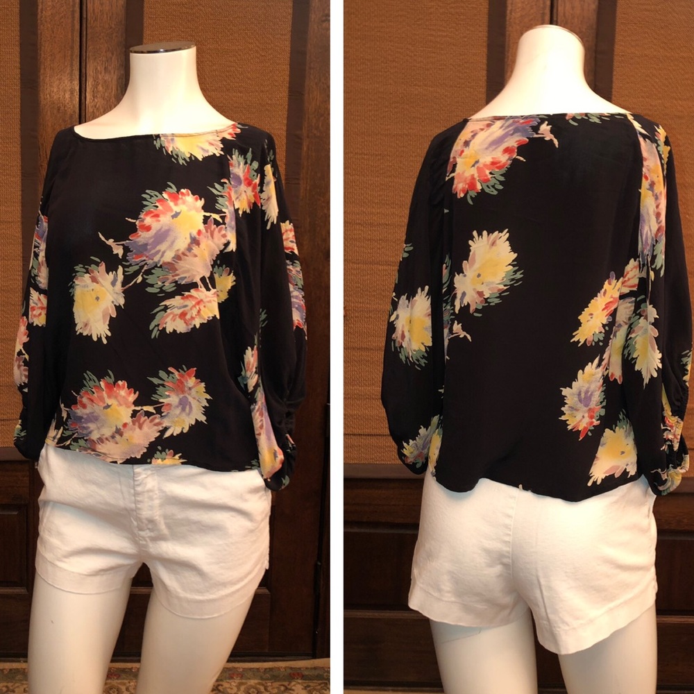 Lie Silk Floral Top